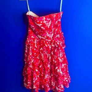 Black and White Floral sleeveless dress